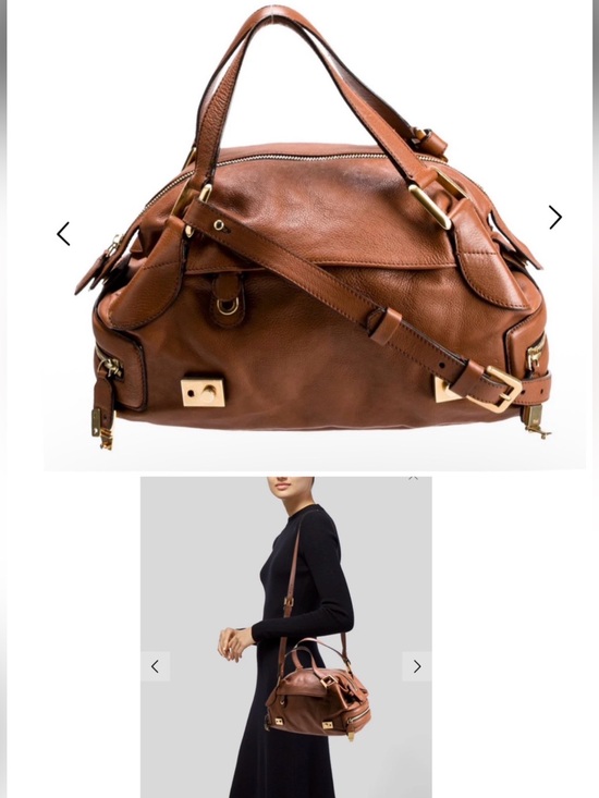 Chloe Handbags - Chloé Archival Cary Leather Bag - Rich Brown EUC (TRR Authenticated)